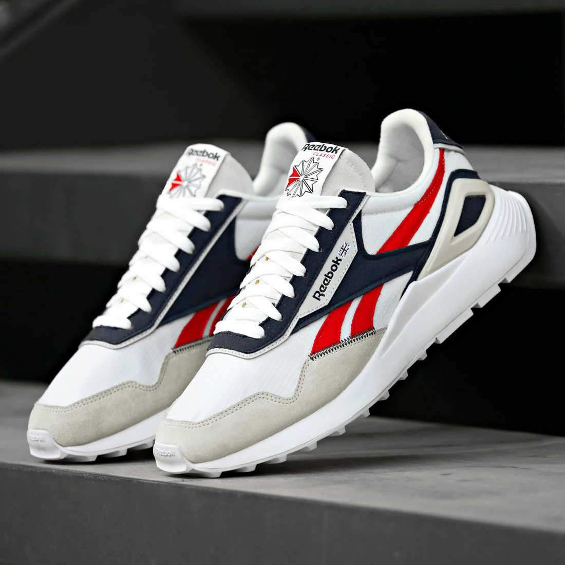 Nouveau 😀 Baskets Classic Leather Legacy AZ GX1226 Footwear White Pri Red de Reebok ⌛ – Image 5