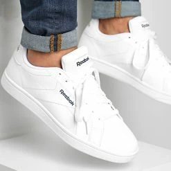 Grosses soldes 🥰 Baskets Royal Complete CLN EG9415 White Collegiate Navy White de Reebok 🧨
