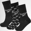 Bon marché 👍 Lot De 3 Paires De Chaussettes GC6683 Noir de Reebok 🎉