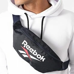 Coupon 😍 Sac Banane Classics Foundation GP0156 Bleu Marine de Reebok 😉