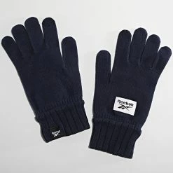 Nouveau 🛒 Gants GH0476 Bleu Marine de Reebok ✔️
