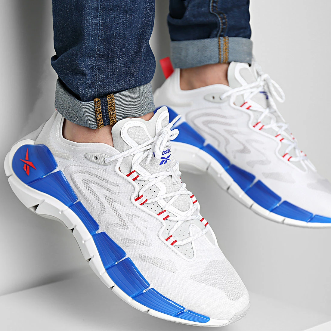 Les meilleures critiques de 🥰 Baskets Zig Kinetica II H02745 Cloud White Pure Grey Bright Cobalt de Reebok 👏