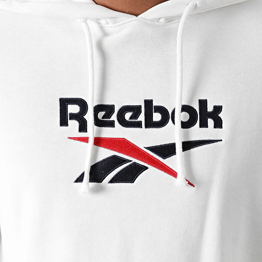Meilleur prix 🥰 Sweat Capuche Classic Foundation Vector GS9149 Ecru de Reebok ❤️ – Image 2