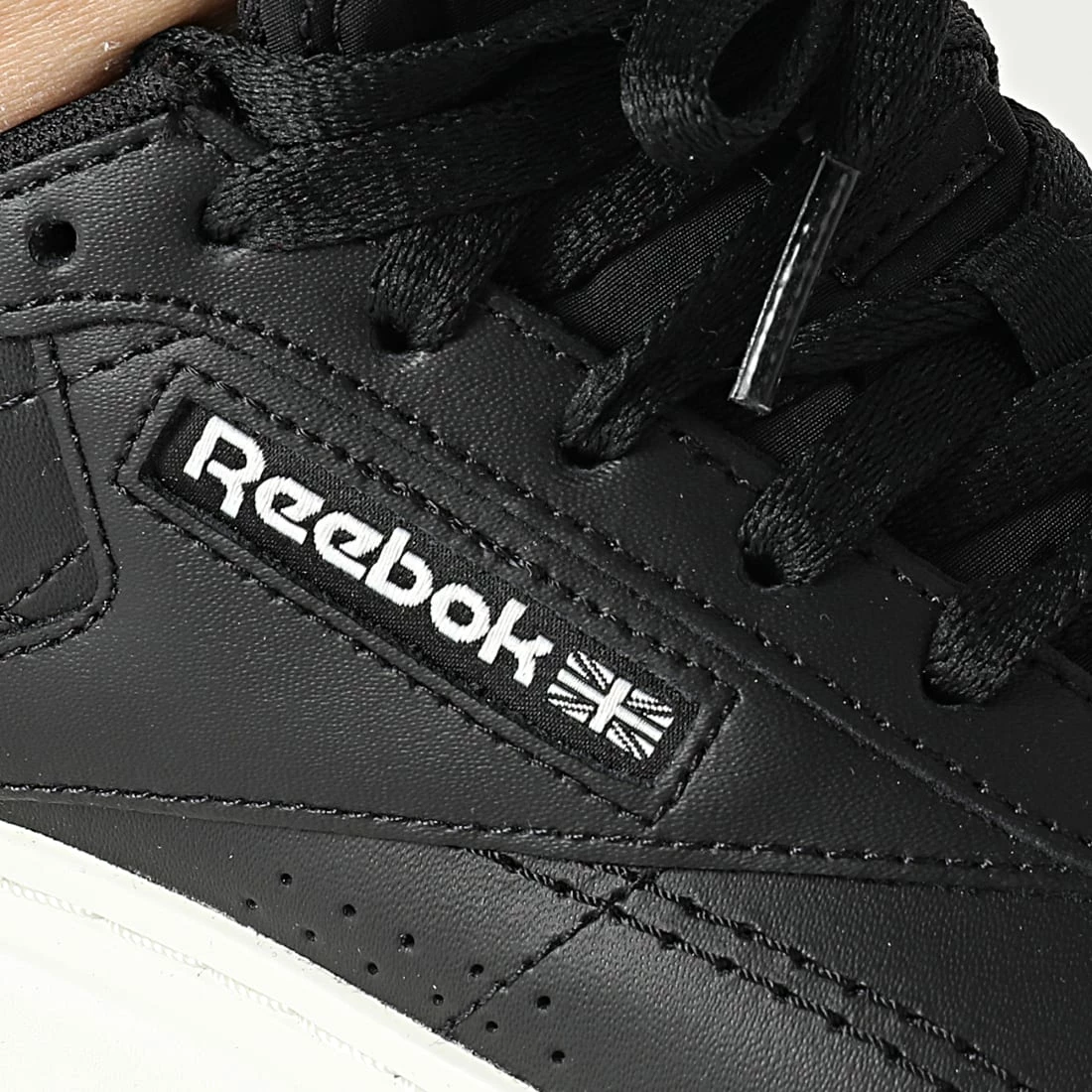Meilleur prix 🛒 Baskets Femme Club C Double Geo H69142 Black Chalk de Reebok 🧨 – Image 2