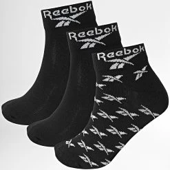 Acheter 🔔 Lot De 3 Paires De Chaussettes GG6675 Noir de Reebok 👏