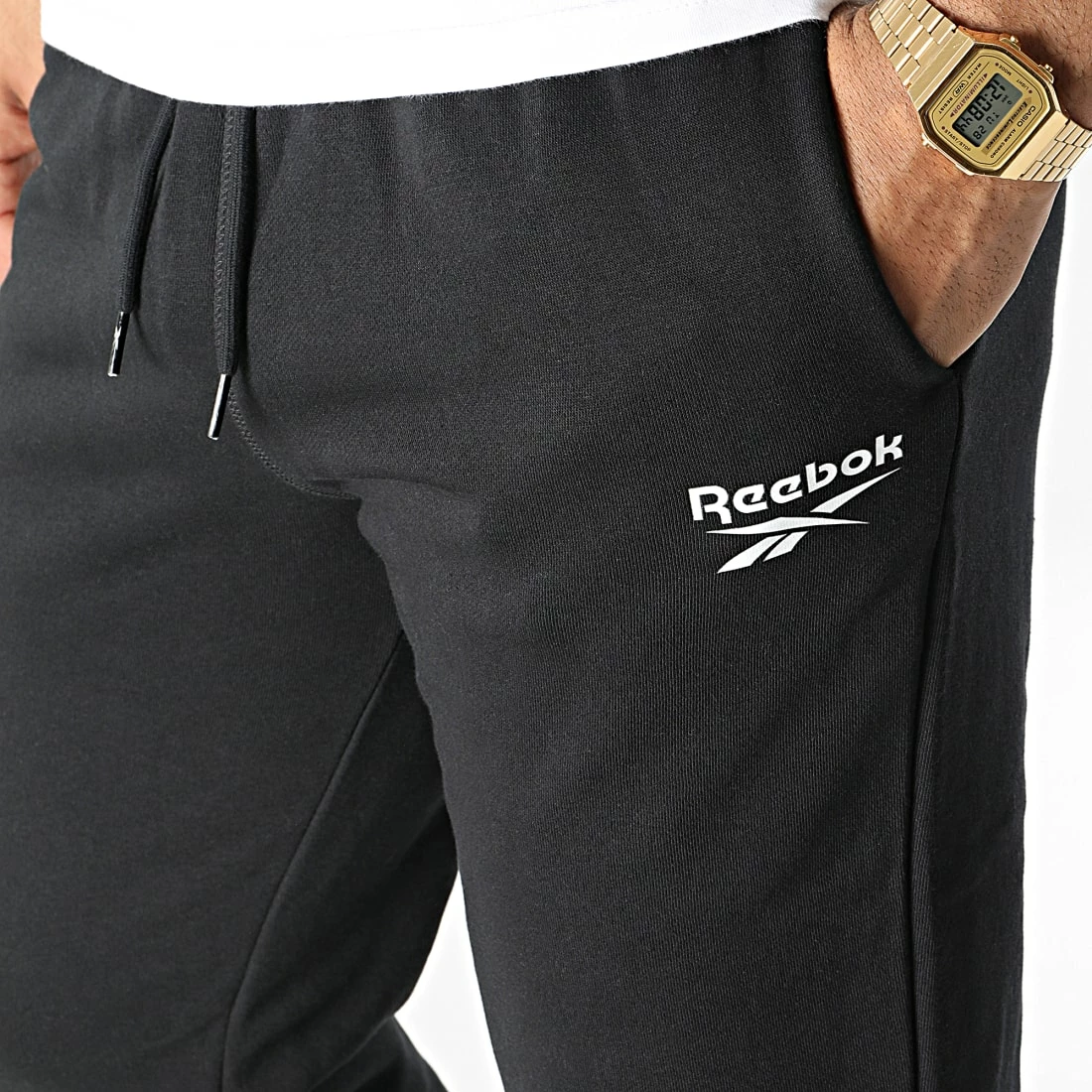Meilleure affaire ✔️ Pantalon Jogging Femme Reebok Identity HA4329 Noir 🎉 – Image 2