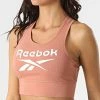 De gros 🤩 Brassière Femme Reebok Identity Big Logo HB2283 Corail 😀