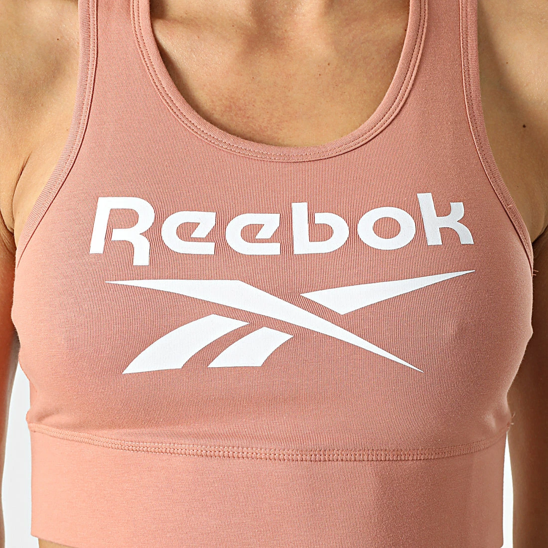 De gros 🤩 Brassière Femme Reebok Identity Big Logo HB2283 Corail 😀 – Image 2