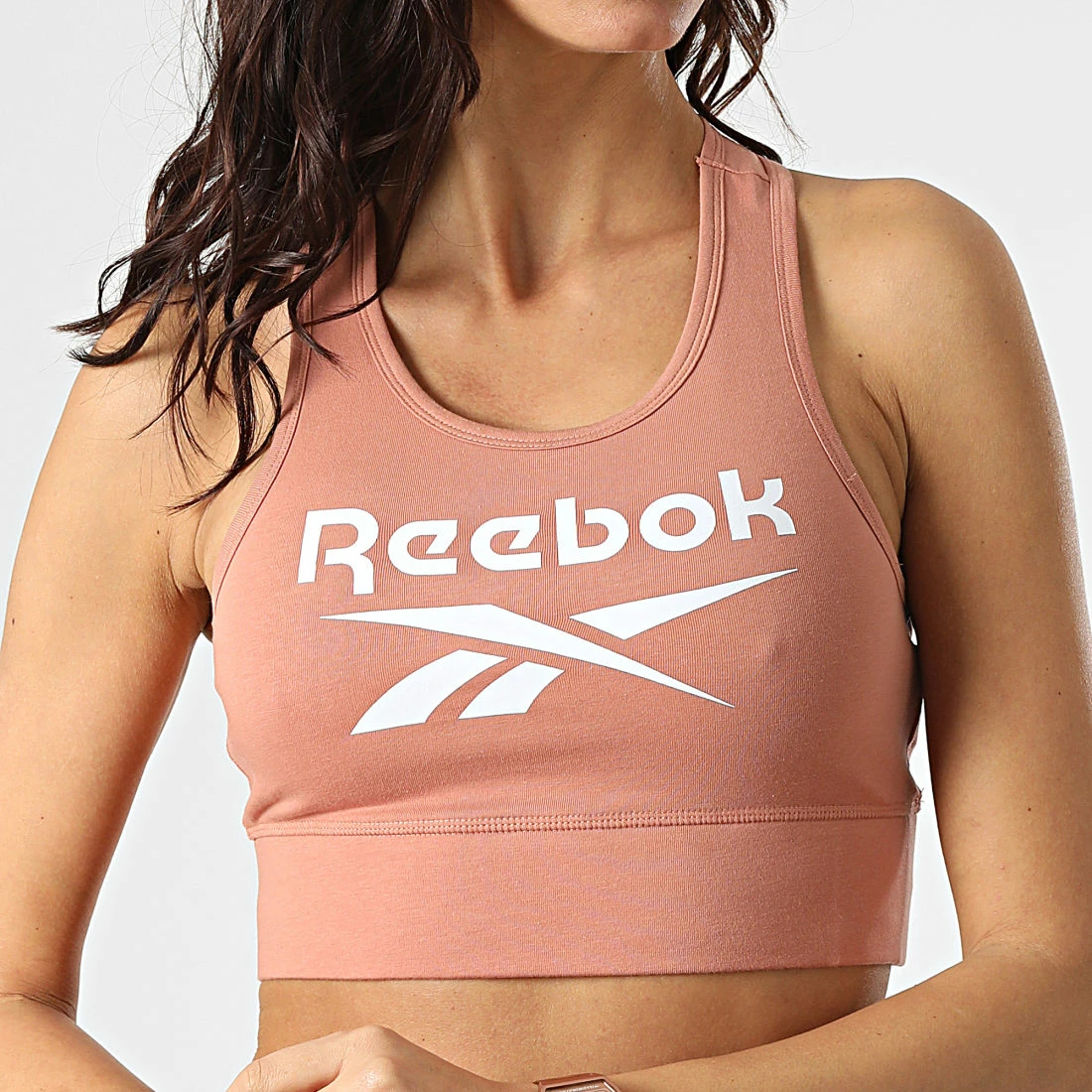 De gros 🤩 Brassière Femme Reebok Identity Big Logo HB2283 Corail 😀 – Image 3