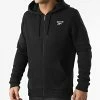 Tout neuf ⭐ Sweat Zippé Capuche Reebok Identity Left Chest Logo HG4450 Noir 🛒