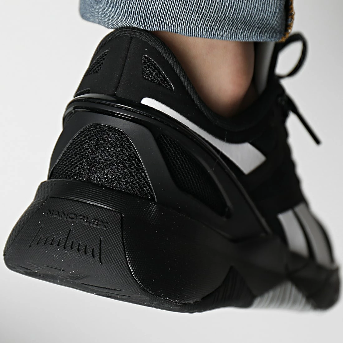 Meilleur prix ❤️ Baskets Nanoflex GZ0245 Core Black Footwear White Pure Grey 4 de Reebok 🔥 – Image 4