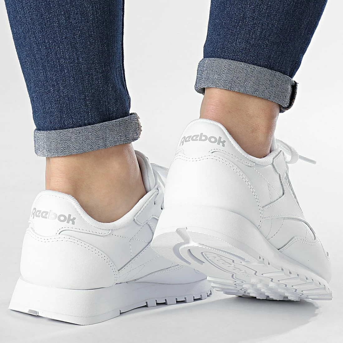 Meilleur prix 😉 Baskets Femme Classic Leather GY0957 Footwear White Pure Grey 3 de Reebok 🥰 – Image 4