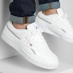 De gros ✨ Baskets Club C 85 Vegan GZ0915 Footwear White Pure Grey 2 Pure Grey 4 de Reebok ✔️