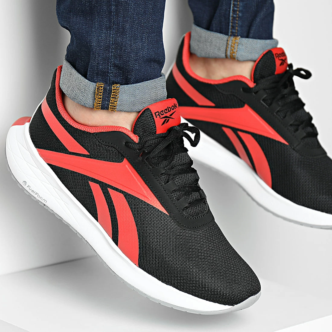 De gros ⌛ Baskets Energen Plus GY5187 Core Black Dynamic Red Footwear White de Reebok ⌛