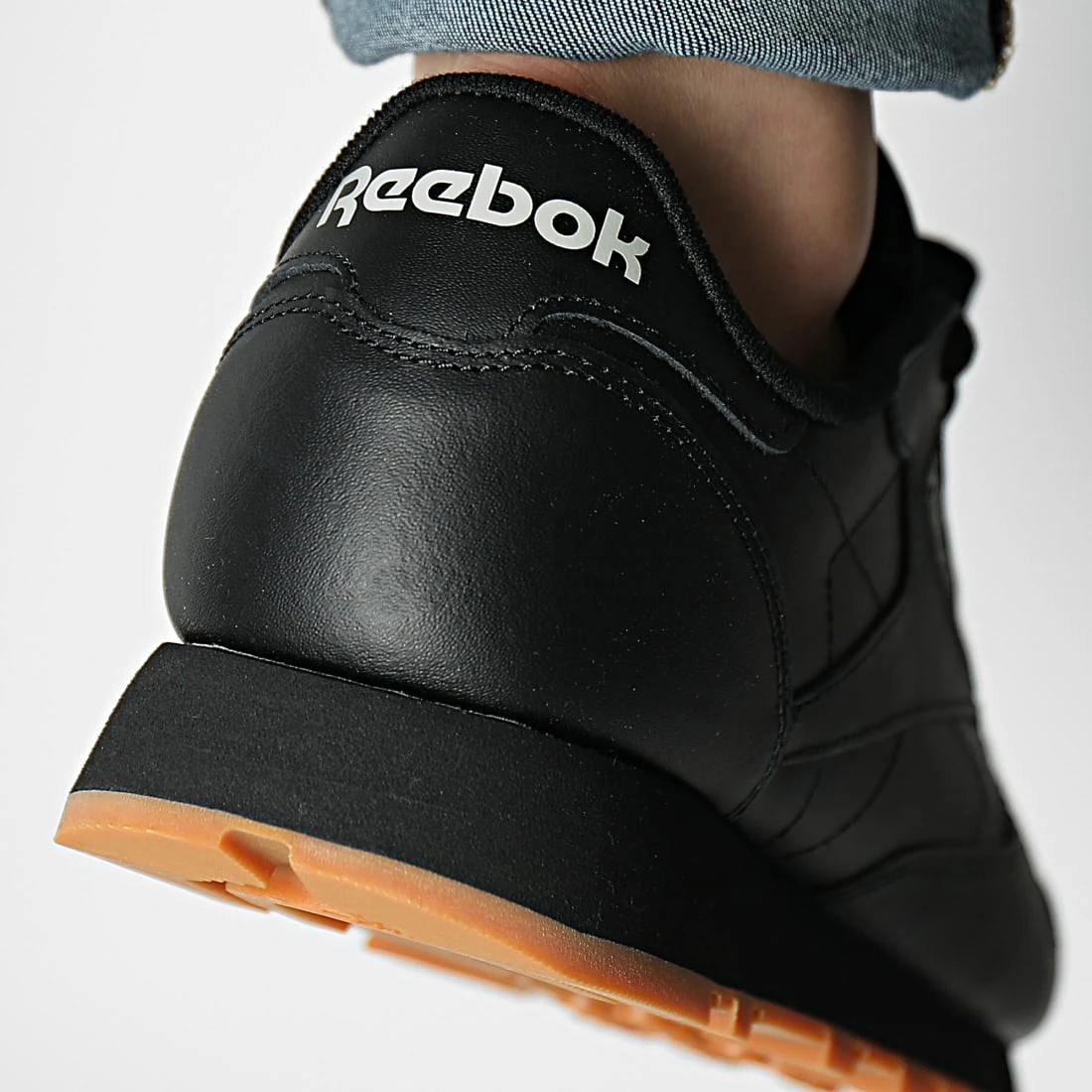 Meilleure affaire 🔥 Baskets Classic Leather GY0954 Core Black Pure Grey 5 Reebok Gum 3 🎁 – Image 4