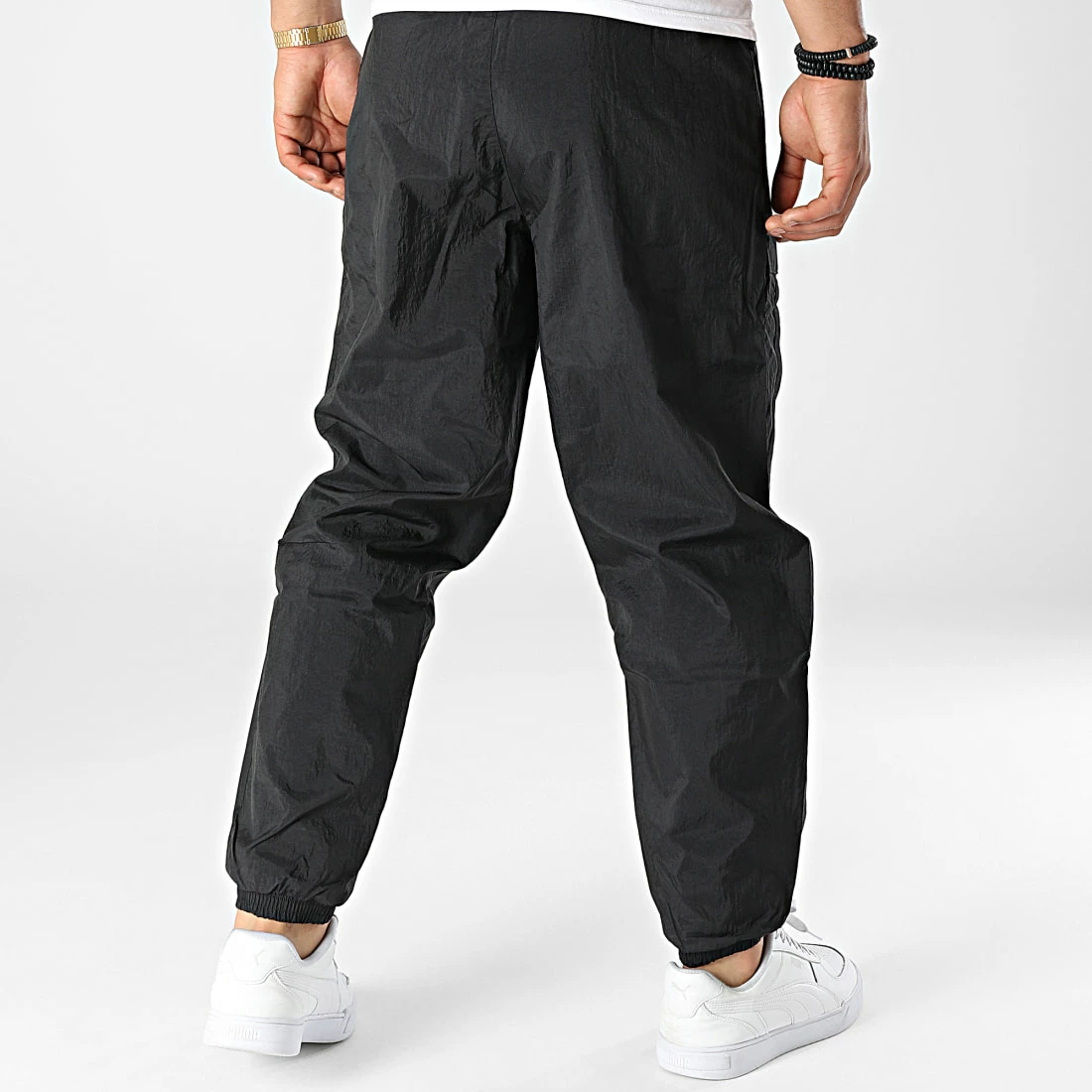 Bon marché 👍 Pantalon Jogging A Bandes MYT H54328 Noir de Reebok 💯 – Image 4