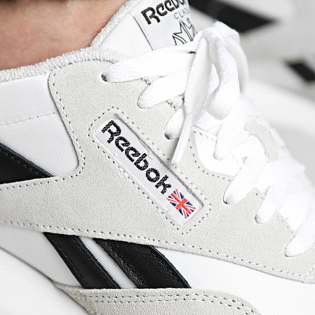 Bon marché 🔔 Baskets Classic Nylon GY0507 Footwear White Core Black de Reebok 🔔 – Image 2