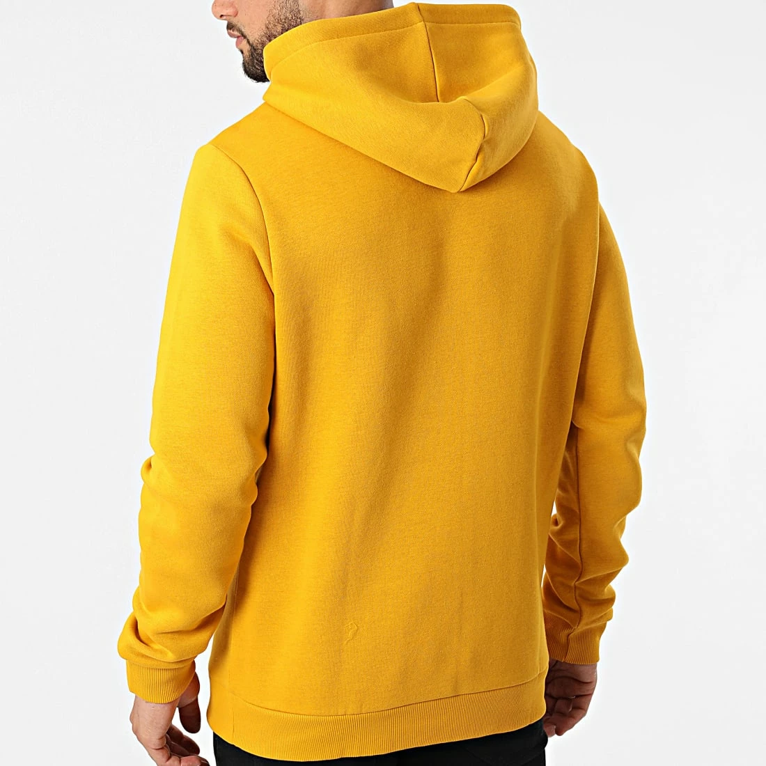 Promo 🧨 Sweat Capuche Reebok Identity Left Chest Logo HJ9940 Jaune Moutarde 🔥 – Image 4