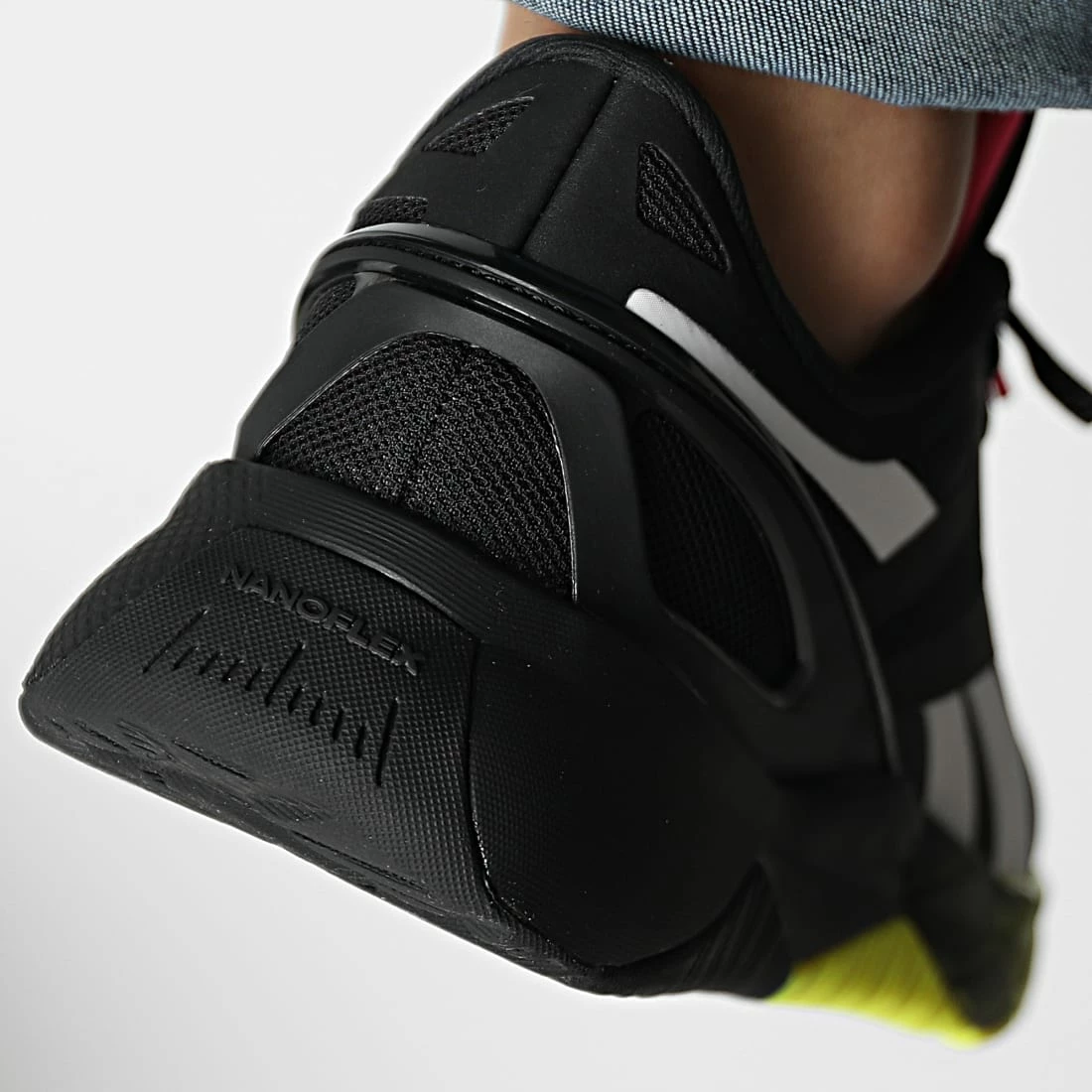 Sortie 🛒 Baskets Nanoflex GZ0250 Core Black Atomic Pink Acid Yellow de Reebok ✔️ – Image 4