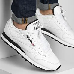 Coupon 🥰 Baskets Classic Leather GW3331 Footwear White Core Black de Reebok ⌛