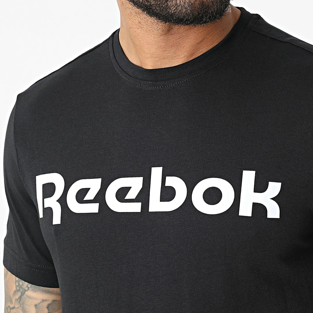 Nouveau 💯 Tee 👚 Shirt G-STAR Reebok Linear Read GJ0136 Noir 🥰 – Image 2