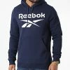 Bon marché 😉 Sweat Capuche Reebok Indetity GR1660 Bleu Marine ✔️