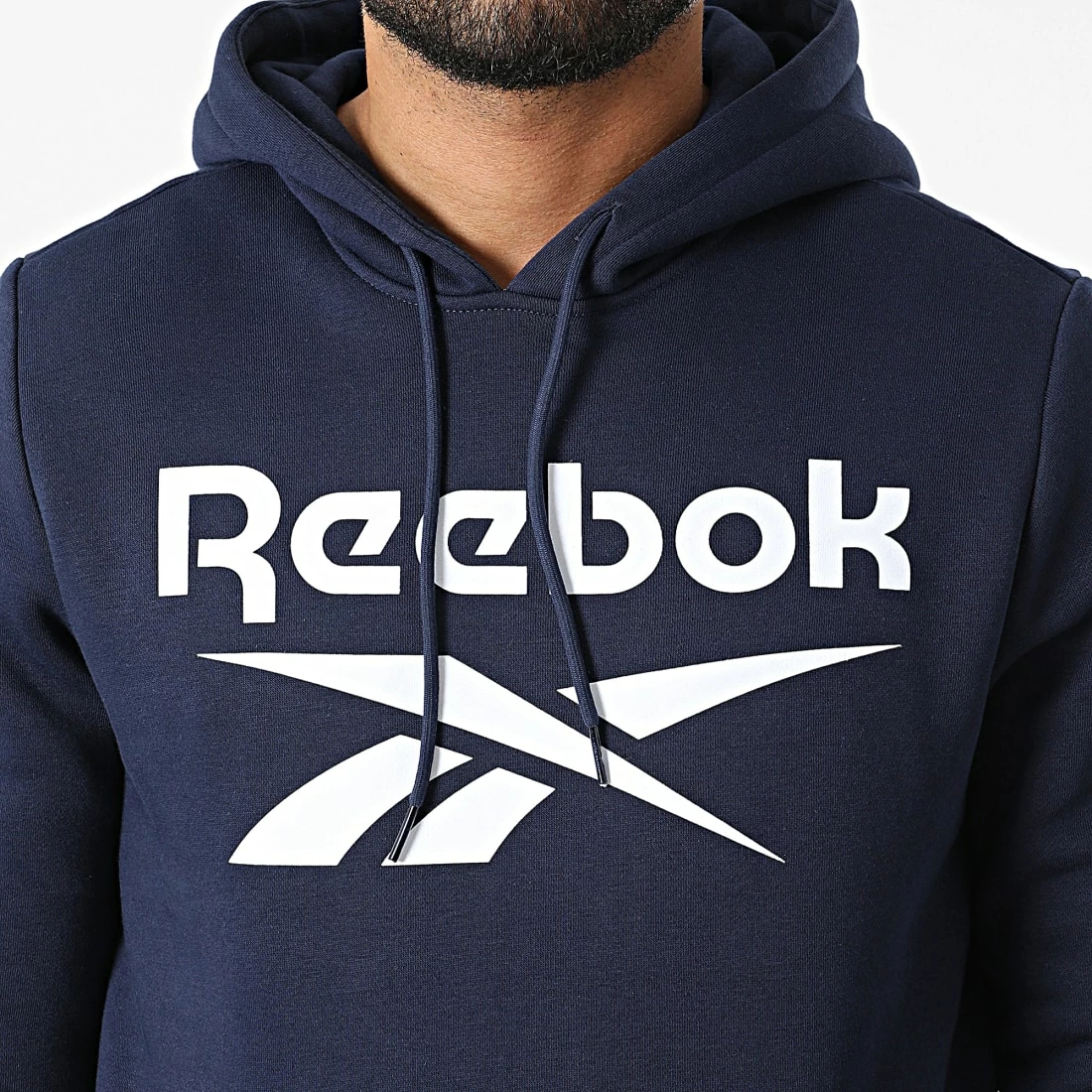 Bon marché 😉 Sweat Capuche Reebok Indetity GR1660 Bleu Marine ✔️ – Image 2