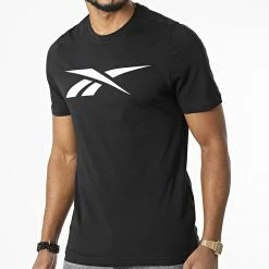 Top 10 ⌛ Tee 👕 Shirt Vector HD4000 Noir de Reebok 🔔