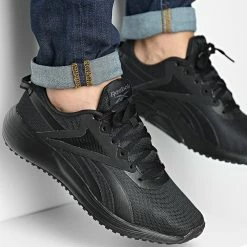 Top 10 😀 Baskets Reebok Lite Plus 3 GY3964 Core Black Pure Grey Acid Yellow 🤩