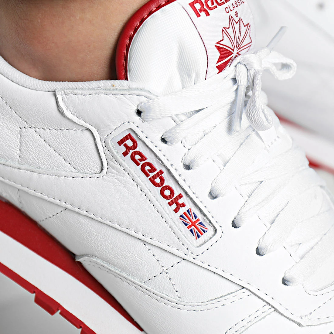 Les meilleures critiques de 🎁 Baskets Classic Leather GW3329 Footwear White Flash Red de Reebok 😍 – Image 2