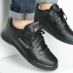 Meilleure vente 🔥 Baskets Workout Plus HP5910 Core Black Pure Grey 5 de Reebok ✨