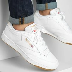 Remise 👏 Baskets Femme Club C 85 GY7147 Footwear White True Beige Reebok Black 3 🤩