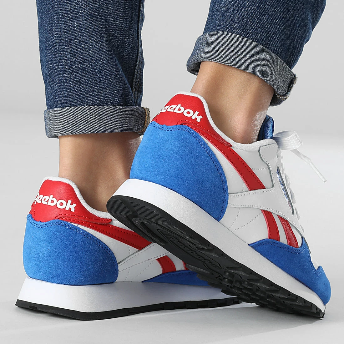 Acheter ✔️ Baskets Femme Classic Leather HQ6305 Vector Blue Footwear White Vector Red de Reebok 🔔 – Image 4
