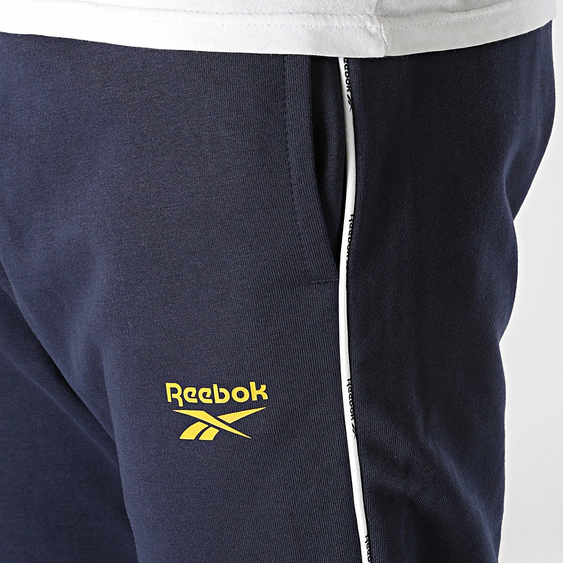 Sortie 😉 Pantalon Jogging HI0692 Bleu Marine de Reebok 👏 – Image 2