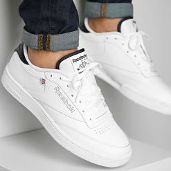 De gros 😍 Baskets Club C 85 GY6775 Footwear White Vector Navy de Reebok 🧨