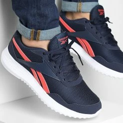 Meilleure affaire 🎉 Baskets Energen Lite GY1442 Vector Navy Rose Fluo Footwear White de Reebok 🛒