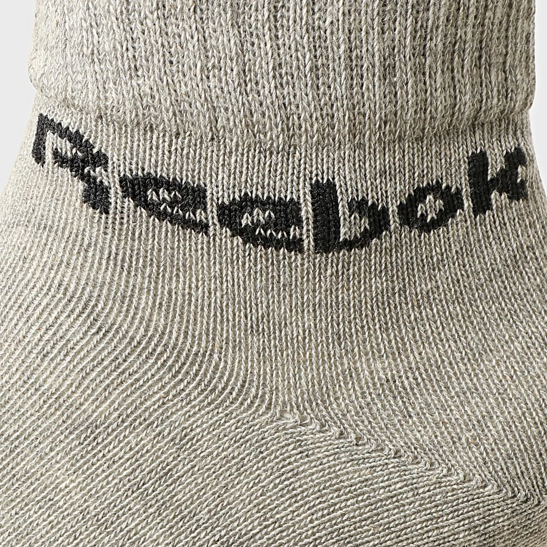 Promo 🔥 Lot De 3 Paires De Chaussettes FL228 Noir Blanc Gris Chiné de Reebok 😉 – Image 2